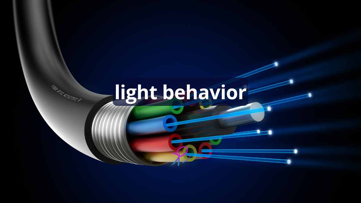 Simulating Light Behavior in Fiber Optic Cables