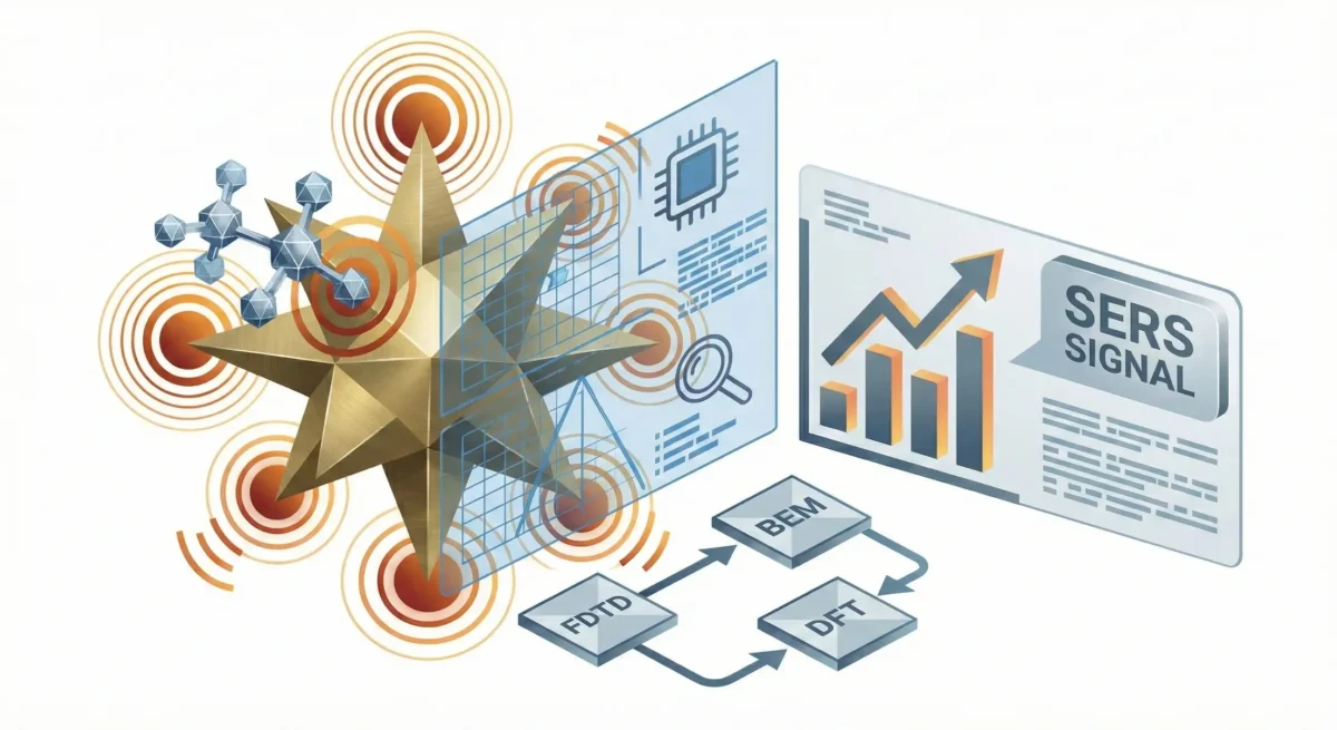 Simulation of Surface-Enhanced Raman Scattering