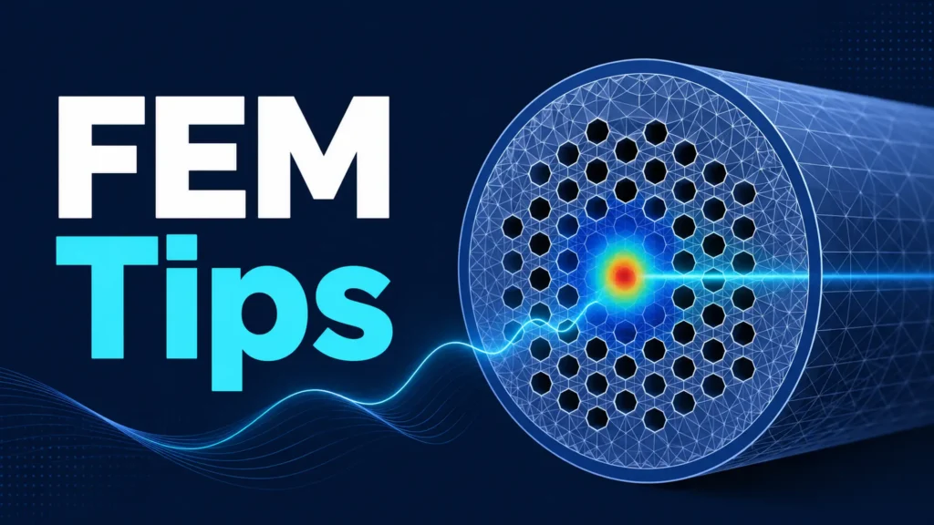 FEM Simulation Tips for Photonic Crystal Fiber Simulations