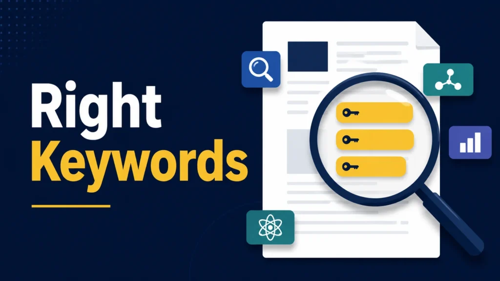 How to prepare choose keywords for research articles in Q1 journals